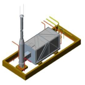 Печи нагрева газа