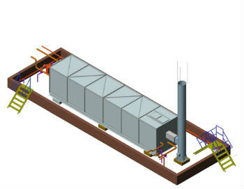 Печь АНУ-2.5 (263 + конвективная внутри)